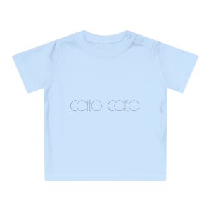 Camiseta de bebe - Azul empolvado - Camiseta «Copeo Copeo»