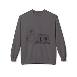 Sudadera Softstyle cuello redondo - Gris marengo - Camiseta «Tenc una perdiu revetlera»