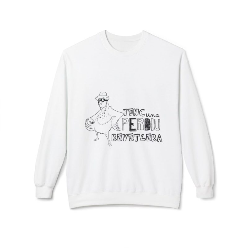 Sudadera Softstyle cuello redondo - Blanco - Camiseta «Tenc una perdiu revetlera»