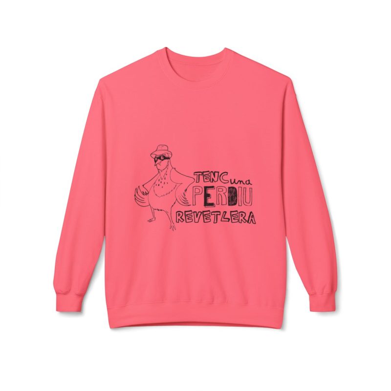 Sudadera Softstyle cuello redondo - Rosa limonada - Camiseta «Tenc una perdiu revetlera»