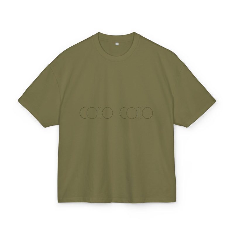 Camiseta box ultra gruesa - Verde oliva - Camiseta «Copeo Copeo» Camiseta box ultra gruesa - Verde oliva - Camiseta «Copeo Copeo»