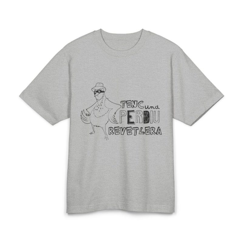 Camiseta Freestyler tacto seco - Gris jaspeado claro - Camiseta «Tenc una perdiu revetlera»