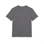 Camiseta oversize gruesa - Gris marengo jaspeado - Camiseta «Copeo Copeo»