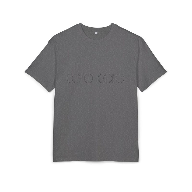 Camiseta oversize gruesa - Gris marengo jaspeado - Camiseta «Copeo Copeo»
