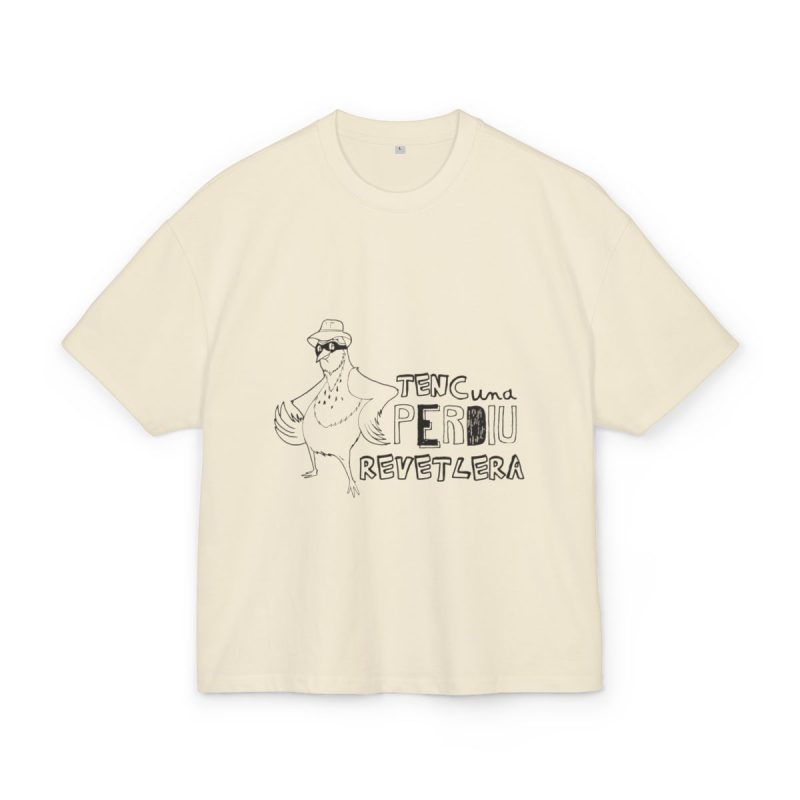 Camiseta box ultra gruesa - Arena - Camiseta «Tenc una perdiu revetlera»