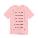 Camiseta jersey manga corta - Rosa - Camiseta «tirali cossetes cançó»