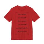 Camiseta jersey manga corta - Rojo - Camiseta «tirali cossetes cançó»