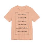 Camiseta jersey manga corta - Melocoton jaspeado - Camiseta «tirali cossetes cançó»