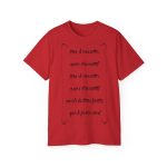 Camiseta ultra algodon - Rojo - Camiseta «tirali cossetes cançó»