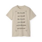 Camiseta ultra algodon - Arena - Camiseta «tirali cossetes cançó»