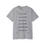 Camiseta ultra algodon - Gris deportivo - Camiseta «tirali cossetes cançó»