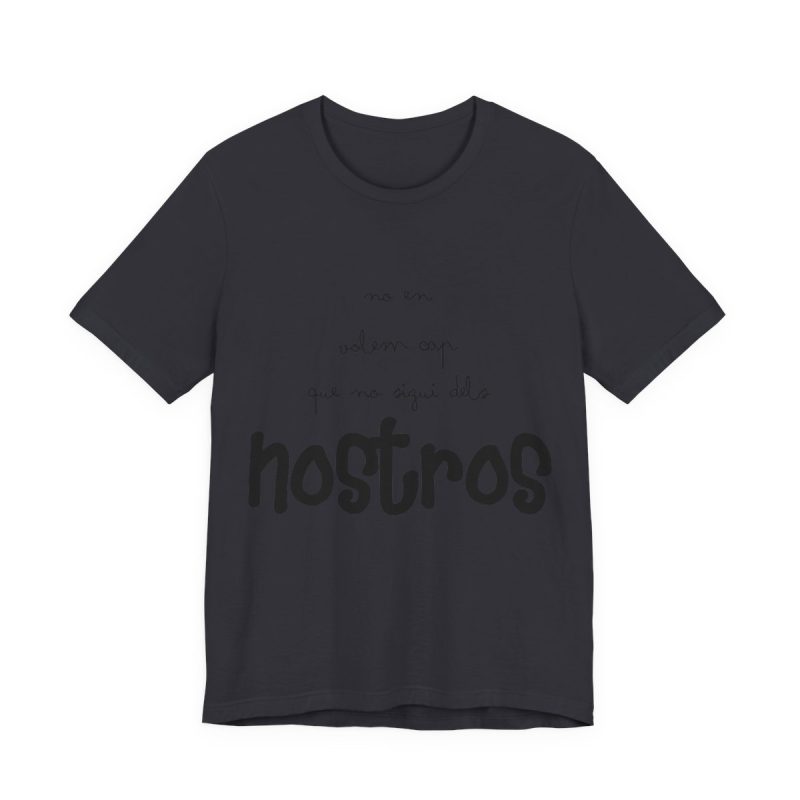 Camiseta jersey manga corta - Gris oscuro - Camiseta «No en volem cap que no sigui dels nostros»