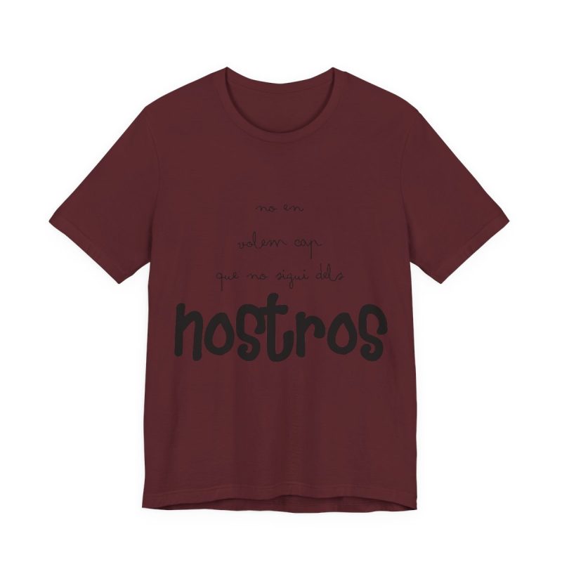 Camiseta jersey manga corta - Granate - Camiseta «No en volem cap que no sigui dels nostros»