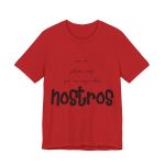 Camiseta jersey manga corta - Rojo - Camiseta «No en volem cap que no sigui dels nostros» Camiseta jersey manga corta - Rojo - Camiseta «No en volem cap que no sigui dels nostros»