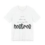 Camiseta jersey manga corta - Blanco - Camiseta «No en volem cap que no sigui dels nostros» Camiseta jersey manga corta - Blanco - Camiseta «No en volem cap que no sigui dels nostros»