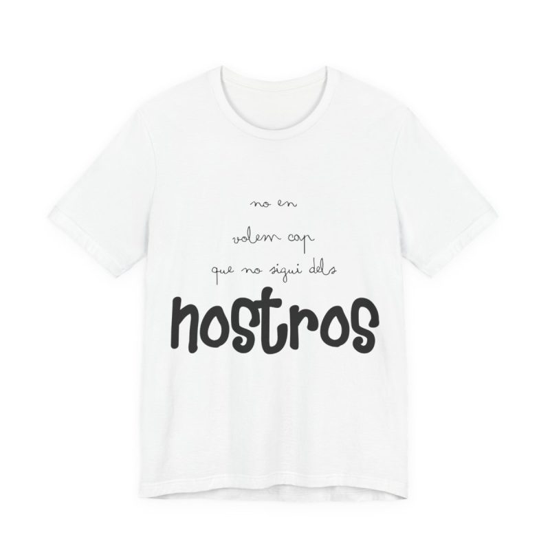 Camiseta jersey manga corta - Blanco - Camiseta «No en volem cap que no sigui dels nostros»