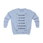 Sudadera infantil - Azul cielo - Camiseta «tirali cossetes cançó»