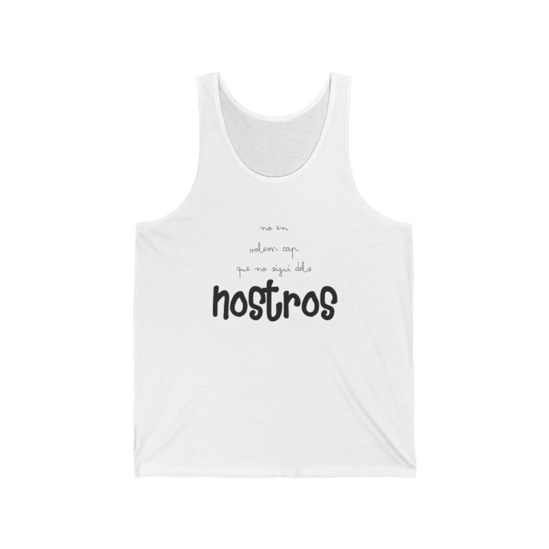 Camiseta de tirantes - Blanco - Camiseta «No en volem cap que no sigui dels nostros»