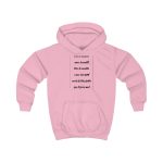 Sudadera con capucha infantil - Rosa bebe - Camiseta «tirali cossetes cançó»