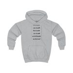 Sudadera con capucha infantil - Gris jaspeado claro - Camiseta «tirali cossetes cançó»