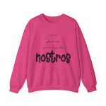 Sudadera cuello redondo - Fucsia intenso - Camiseta «No en volem cap que no sigui dels nostros» Sudadera cuello redondo - Fucsia intenso - Camiseta «No en volem cap que no sigui dels nostros»