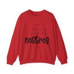 Sudadera cuello redondo - Rojo - Camiseta «No en volem cap que no sigui dels nostros» Sudadera cuello redondo - Rojo - Camiseta «No en volem cap que no sigui dels nostros»