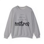 Sudadera cuello redondo - Gris deportivo - Camiseta «No en volem cap que no sigui dels nostros» Sudadera cuello redondo - Gris deportivo - Camiseta «No en volem cap que no sigui dels nostros»