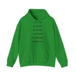 Sudadera con capucha - Verde irlandes - Camiseta «tirali cossetes cançó» Sudadera con capucha - Verde irlandes - Camiseta «tirali cossetes cançó»