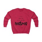 Sudadera infantil - Rojo fuego - Camiseta «No en volem cap que no sigui dels nostros» Sudadera infantil - Rojo fuego - Camiseta «No en volem cap que no sigui dels nostros»