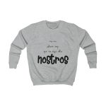 Sudadera infantil - Gris jaspeado claro - Camiseta «No en volem cap que no sigui dels nostros» Sudadera infantil - Gris jaspeado claro - Camiseta «No en volem cap que no sigui dels nostros»
