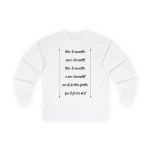 Camiseta manga larga - Blanco - Camiseta «tirali cossetes cançó»