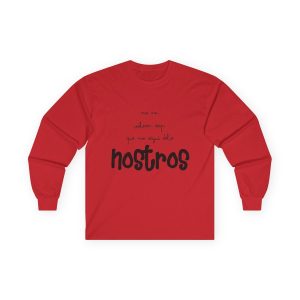 Camiseta manga larga - Rojo - Camiseta «No en volem cap que no sigui dels nostros»