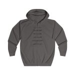 Sudadera con capucha y cremallera - Gris acero - Camiseta «tirali cossetes cançó»