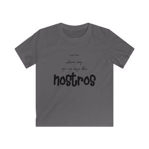 Camiseta infantil Softstyle - Gris marengo - Camiseta «No en volem cap que no sigui dels nostros»