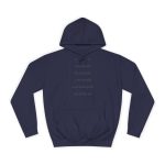 Sudadera universitaria - Azul marino Oxford - Camiseta «tirali cossetes cançó»