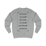 Sudadera clasica - Gris jaspeado claro - Camiseta «tirali cossetes cançó» Sudadera clasica - Gris jaspeado claro - Camiseta «tirali cossetes cançó»