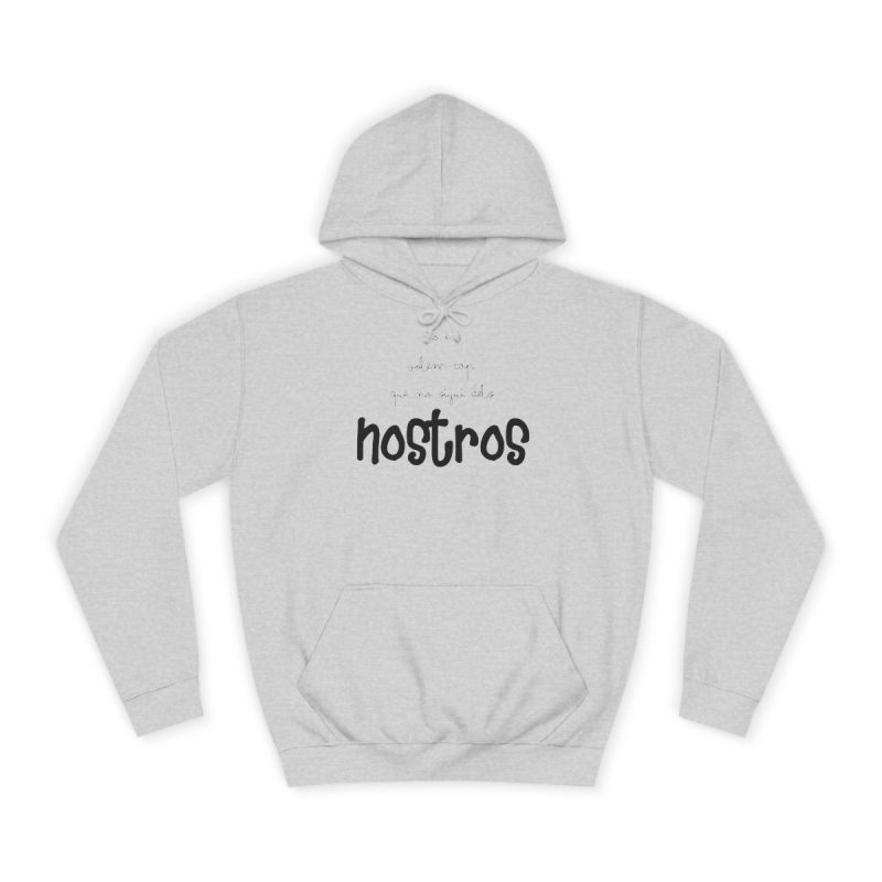 Sudadera universitaria - Gris jaspeado claro - Camiseta «No en volem cap que no sigui dels nostros»