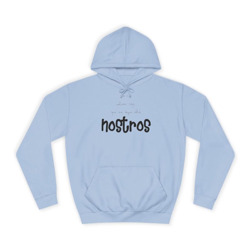 Sudadera universitaria - Azul cielo - Camiseta «No en volem cap que no sigui dels nostros»