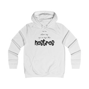 Sudadera universitaria mujer - Blanco artico - Camiseta «No en volem cap que no sigui dels nostros»