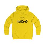 Sudadera universitaria mujer - Amarillo sol - Camiseta «No en volem cap que no sigui dels nostros»