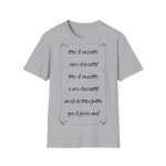 Camiseta Softstyle - Gris deportivo - Camiseta «tirali cossetes cançó» Camiseta Softstyle - Gris deportivo - Camiseta «tirali cossetes cançó»