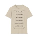 Camiseta Softstyle - Arena - Camiseta «tirali cossetes cançó» Camiseta Softstyle - Arena - Camiseta «tirali cossetes cançó»
