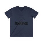 Camiseta hombre entallada cuello de pico - Azul marino - Camiseta «No en volem cap que no sigui dels nostros»