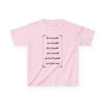 Camiseta infantil algodon grueso - Rosa claro - Camiseta «tirali cossetes cançó»