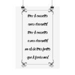 Poster - Camiseta «tirali cossetes cançó»