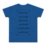 Camiseta hombre punto liso - Azul royal intenso - Camiseta «tirali cossetes cançó» Camiseta hombre punto liso - Azul royal intenso - Camiseta «tirali cossetes cançó»