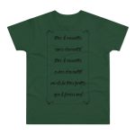 Camiseta hombre punto liso - Verde botella - Camiseta «tirali cossetes cançó» Camiseta hombre punto liso - Verde botella - Camiseta «tirali cossetes cançó»