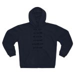 Sudadera capucha con cremallera premium - Azul marino - Camiseta «tirali cossetes cançó»