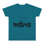 Camiseta hombre punto liso - Azul diva - Camiseta «No en volem cap que no sigui dels nostros» Camiseta hombre punto liso - Azul diva - Camiseta «No en volem cap que no sigui dels nostros»