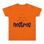 Camiseta hombre punto liso - Naranja - Camiseta «No en volem cap que no sigui dels nostros» Camiseta hombre punto liso - Naranja - Camiseta «No en volem cap que no sigui dels nostros»